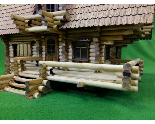 Сборная деревянная модель СВМодель. Охотничий домик, 3580 деталей, 1/35