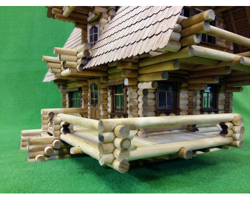 Сборная деревянная модель СВМодель. Охотничий домик, 3580 деталей, 1/35