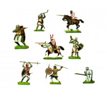 Сборные солдатики ZVEZDA Рыцари Ливонского ордена XII-XIV века