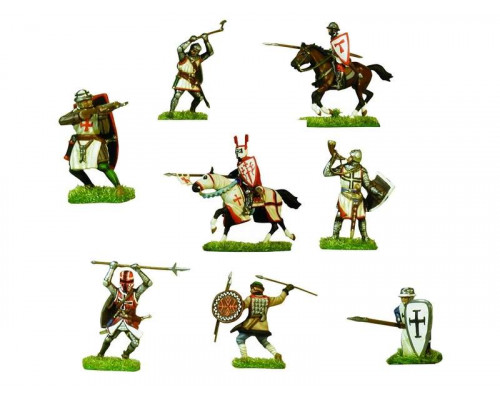 Сборные солдатики ZVEZDA Рыцари Ливонского ордена XII-XIV века