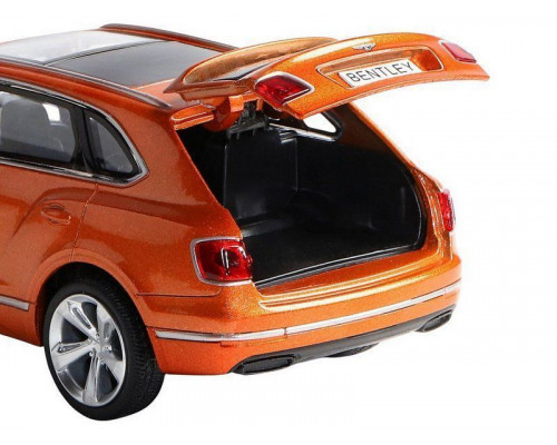 Машина АВТОПАНОРАМА Bentley Bentayga, оранжевый, 1/34, свет, звук, инерция, в/к 17,5*13,5*9 см