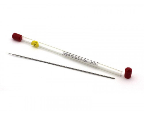 Игла для аэрографа высокопрочная, длина 130 мм, 0,3 мм