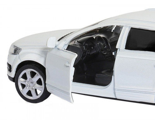 Машина АВТОПАНОРАМА Audi Q7, белый, 1/43, инерция, в/к 17,5*12,5*6,5 см