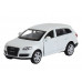 Машина АВТОПАНОРАМА Audi Q7, белый, 1/43, инерция, в/к 17,5*12,5*6,5 см