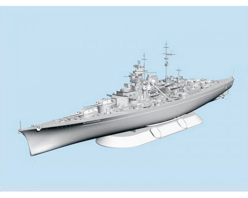 Сборная модель ZVEZDA Немецкий линкор Бисмарк, 1/400