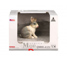 Фигурка игрушка MASAI MARA MM212-203 серии "На ферме": кролик серый