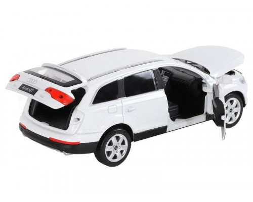 Машина АВТОПАНОРАМА Audi Q7, белый, 1/24, свет, звук, в/к 24,5*12,5*10,5 см