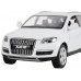Машина АВТОПАНОРАМА Audi Q7, белый, 1/24, свет, звук, в/к 24,5*12,5*10,5 см