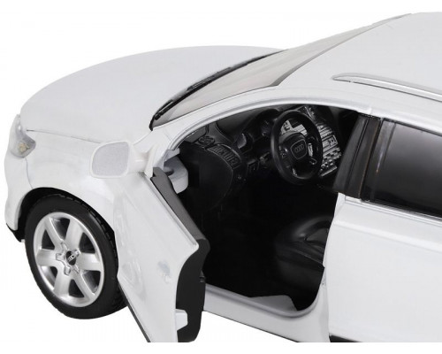 Машина АВТОПАНОРАМА Audi Q7, белый, 1/24, свет, звук, в/к 24,5*12,5*10,5 см