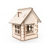 Деревянный конструктор Lemmo Кошкин домик, 30 деталей