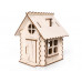 Деревянный конструктор Lemmo Кошкин домик, 30 деталей