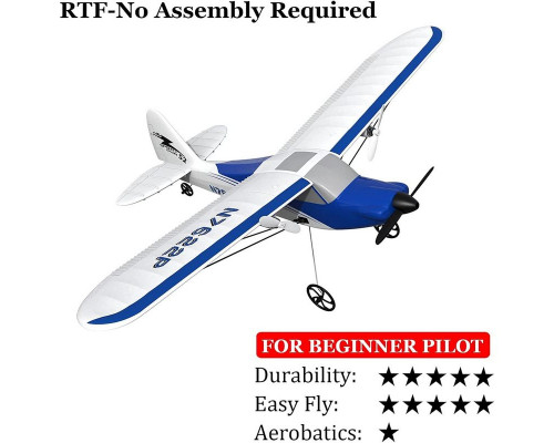 Радиоуправляемый самолет Volantex RC Sport Cub 400мм (красный) 2.4G 2ch LiPo RTF with Gyro