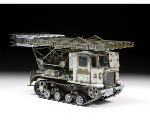 Сборная модель ZVEZDA Тягач СТЗ-5 с реактивным минометом  БМ-13 Катюша, 1/35