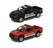 Машина Kinsmart 1:40 Ford F-150 Police Fire Rescue в асс. инерция (1/12шт.) б/к