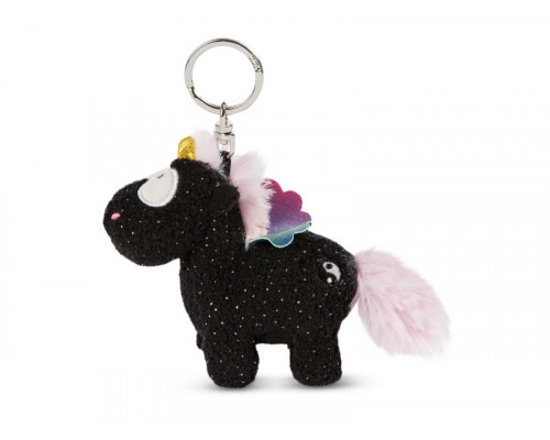 Мягкая игрушка NICI Единорог Радуга Инь, брелок 10 см