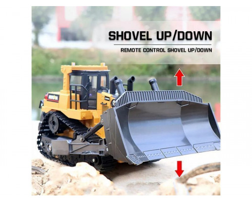 Радиоуправляемый бульдозер HUI NA TOYS 2.4G 11CH 1/16 RTR