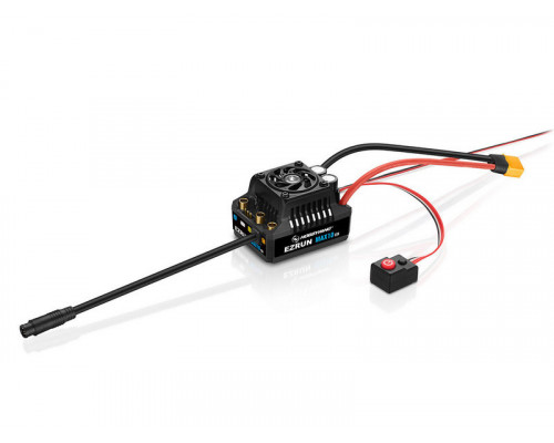 Бесколлекторный регулятор Hobbywing EZRUN MAX10 G2-80A (80A-520A, 1/10) влагозащищённый