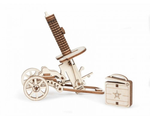 Деревянный конструктор Lemmo ПУЛЕМЕТ ЛТ-М, 50 деталей