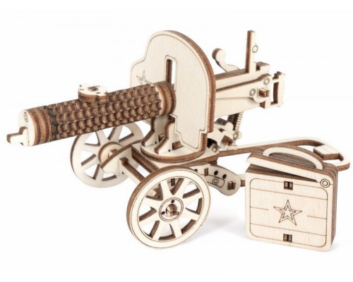 Деревянный конструктор Lemmo ПУЛЕМЕТ ЛТ-М, 50 деталей