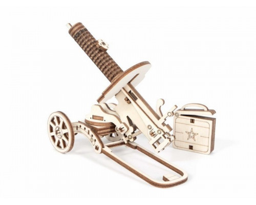 Деревянный конструктор Lemmo ПУЛЕМЕТ ЛТ-М, 50 деталей