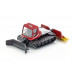 Вездеход Siku 1037 Pistenbully 600 1/87, 3.9 см, красный/серебристый
