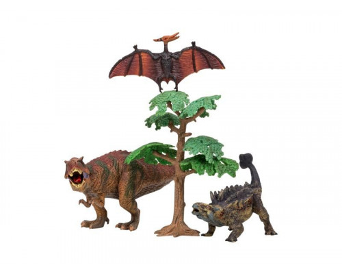Динозавры MASAI MARA MM206-022 для детей серии Мир динозавров (набор фигурок из 4 пр.)