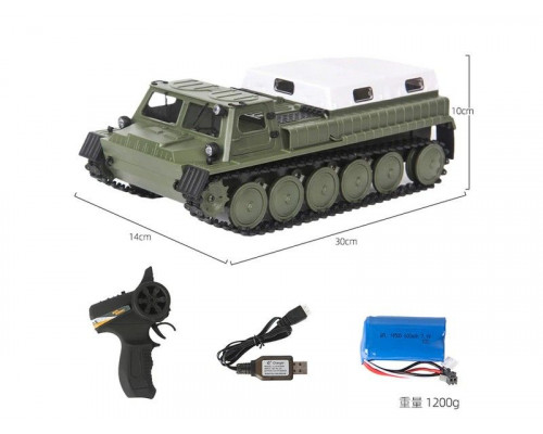 Радиоуправляемый гусеничный вездеход WPL E-1 (ГАЗ-71) 2.4G 1/16 RTR