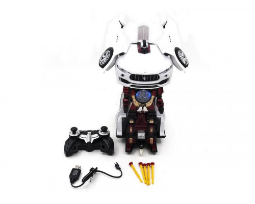 Р/У трансформер MZ Maserati Levante White 2392PF 1/14, стреляет присосками