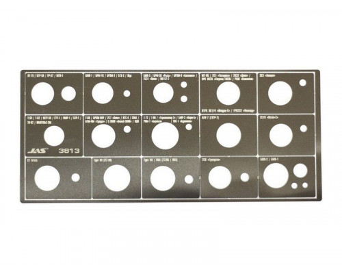 Трафарет окраски катков гусеничной техники вар.1