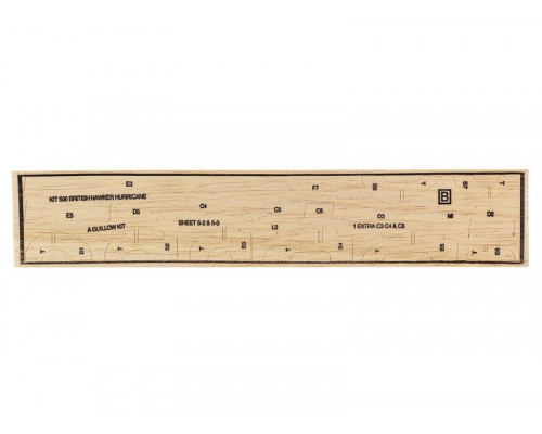 Сборная дер.модель.Самолет Hawker Hurricane. Guillows 1:30