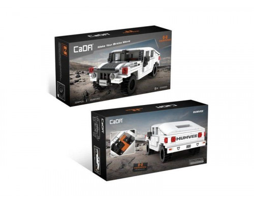 Конструктор CADA военный бронированный автомобиль HumVee (328 деталей)
