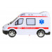 Радиоуправляемая машина AUTODRIVE Скорая помощь, 1/18, белый, 27MHz, свет, в/к, 28*11*19,2см