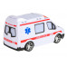 Радиоуправляемая машина AUTODRIVE Скорая помощь, 1/18, белый, 27MHz, свет, в/к, 28*11*19,2см