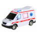 Радиоуправляемая машина AUTODRIVE Скорая помощь, 1/18, белый, 27MHz, свет, в/к, 28*11*19,2см