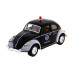 Машина Kinsmart  Volkswagen Classical Beetle (Police) инерция (1/12шт.) 1:32 б/к
