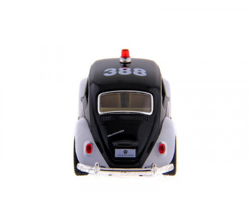 Машина Kinsmart  Volkswagen Classical Beetle (Police) инерция (1/12шт.) 1:32 б/к