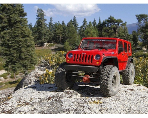 Модель для трофи 1:10 Axial SCX10 II 2017 Wrangler 4WD, электро, RTR (AX90060)