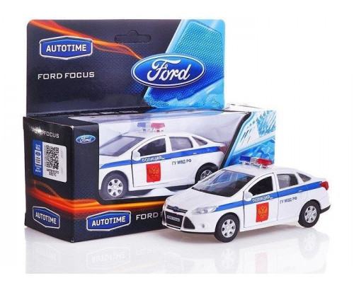 Машина Autotime FORD FOCUS полиция 1:36