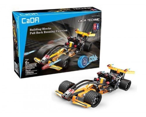 Конструктор CaDA Technic гоночный болид совместим с C52002W, инерционный (159 деталей)