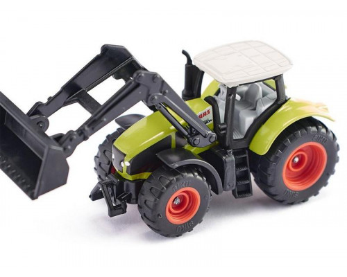 Трактор Siku 1392 Claas Axion с фронтальным погрузчиком