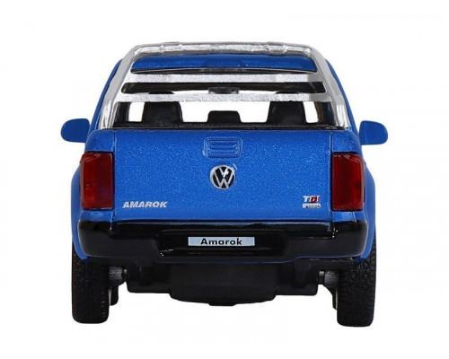 Машина АВТОПАНОРАМА Volkswagen Amarok, синий, 1/46, инерция, откр. двери, в/к 17,5*12,5*6,5 см