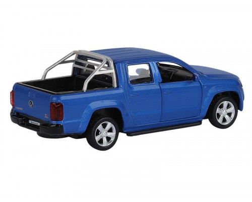 Машина АВТОПАНОРАМА Volkswagen Amarok, синий, 1/46, инерция, откр. двери, в/к 17,5*12,5*6,5 см