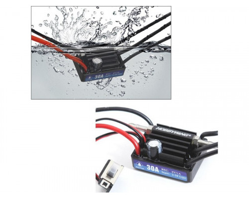 Бесколлекторный регулятор Hobbywing Seaking-30A-V3 (30A-180A, Boat) влагозащищённый