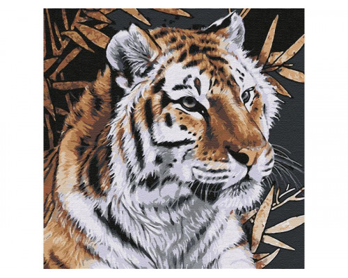 Картина по номерам 30Х30 ТИГР (14 цветов)