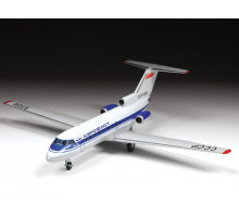 Сборная модель ZVEZDA Турбореактивный пассажирский самолет Як-40, 1/144