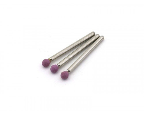 Насадка шлифовальная, оксид алюминия, шар, 4 мм, 3 шт./уп., блистер