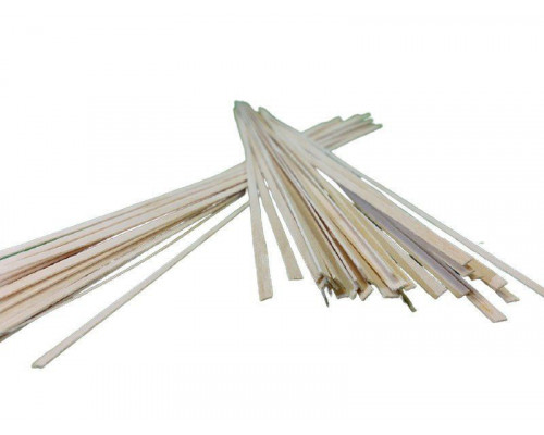 Деревянные рейки 0,6х3, длина 300 мм, 50 шт, ольха
