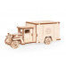 Деревянный конструктор Lemmo Грузовичок ЛТ-М, 34 детали