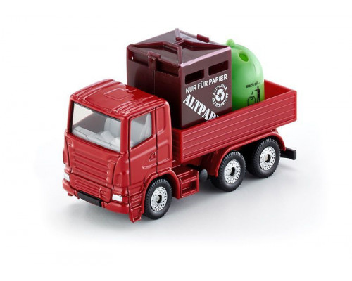 Грузовик мусоросборочный Siku 0828 с контейнерами