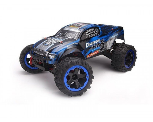 Радиоуправляемый монстр Remo Hobby Dinosaurs Master Brushless UPGRADE (синий) 4WD 2.4G 1/8 RTR